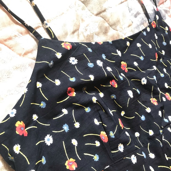 Navy Floral dress - Access - M - Picture 3 of 8